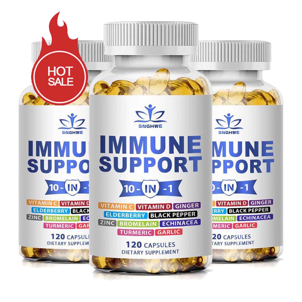 Zinc Supplement 50Mg - エルダーベリー、ビタミンC、亜鉛50mg、ビタミンD、クルクミン、ジンジャー、エキナセアを含む120粒のオーガニック免疫サプリメント