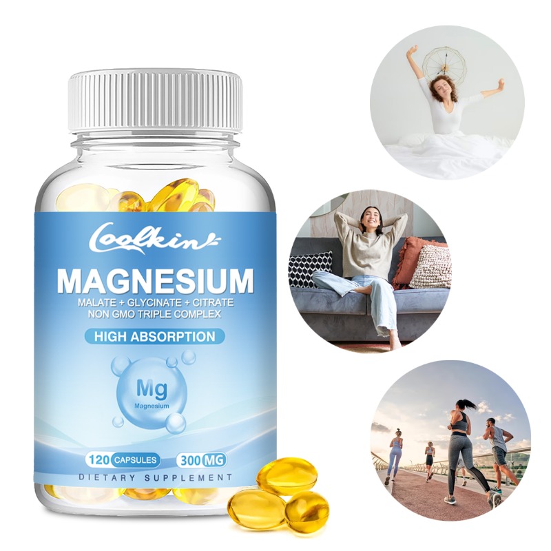 Magnesium Glycinate Capsule - マグネシウム複合サプリメント - グリシン酸マグネシウム、クエン酸マグネシウム、マラ酸マグネシウム、タウリン酸マグネシウム、キレート化マグネシウム配合。骨、筋肉、回復、エネルギーに。