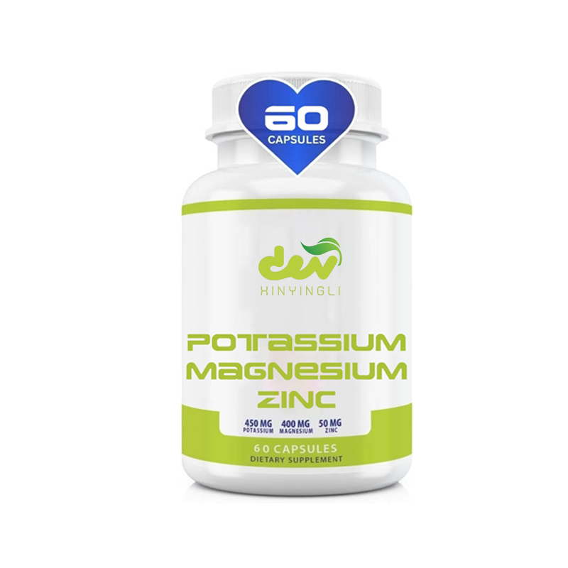 Zinc Supplement 50Mg - マグネシウムとカリウムのサプリメント - マグネシウム400MG、カリウム450MG、亜鉛50MG、ベジタリアンが脚のけいれんに悩む場合に使用されます。