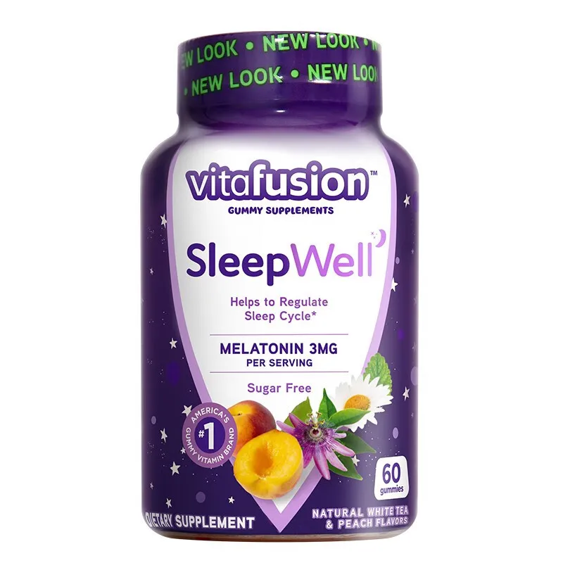 Melatonin Sleep Gummy - 1 ボトル 60 錠メラトニン グミ大人用睡眠キャンディ睡眠グミ睡眠キャンディ