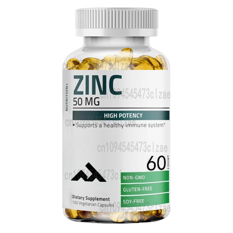 Zinc Supplement 50Mg - 亜鉛50mg配合 高性能免疫サポートサプリメントと肌の健康のための抗酸化物質 - 非遺伝子組み換え