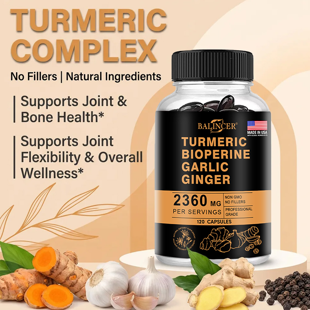 ターメリックジンジャーカプセル 2360mg クルクミン95 - Turmeric Curcumin Capsule のレビューと価格