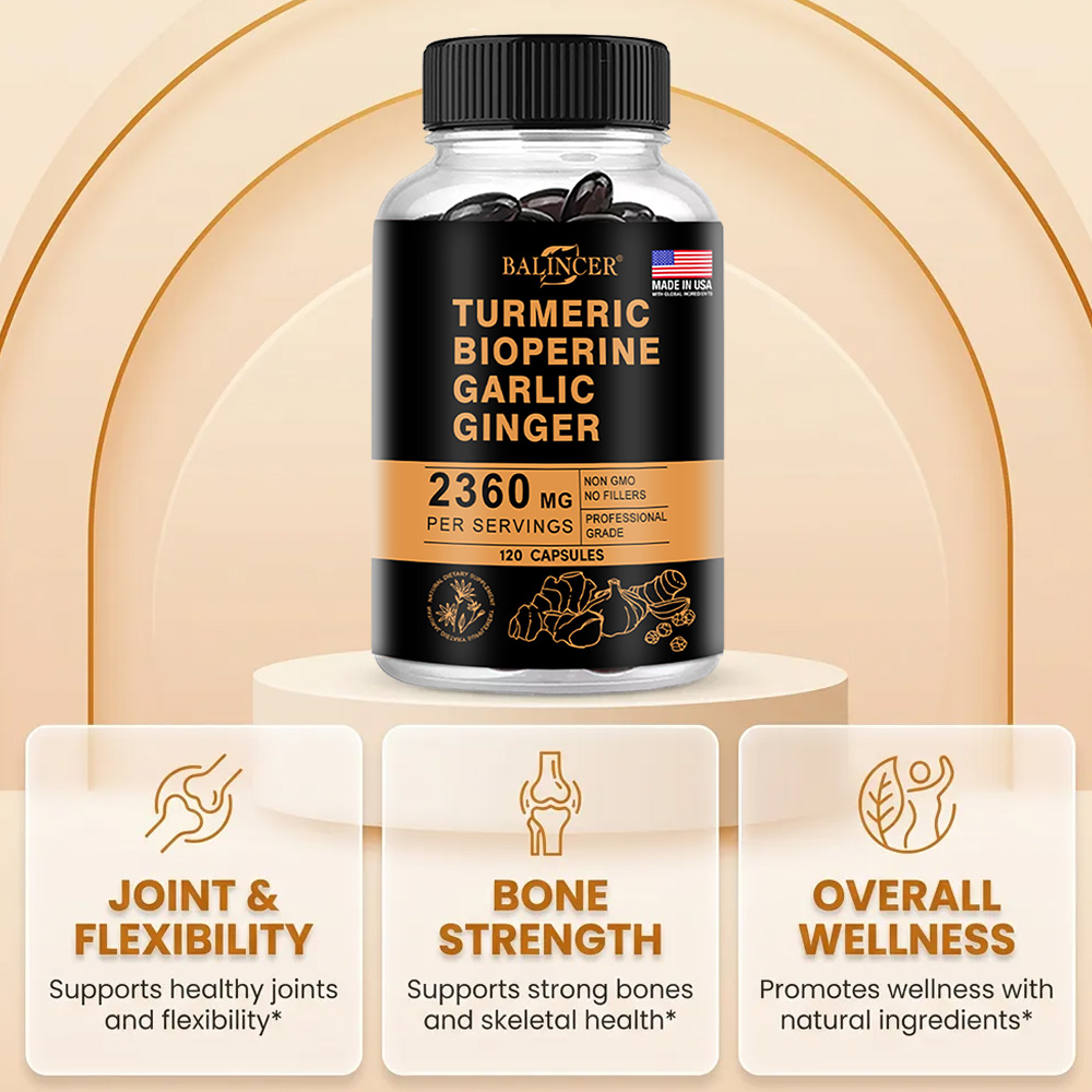 ターメリックジンジャーカプセル 2360mg クルクミン95 - Turmeric Curcumin Capsule のレビューと価格