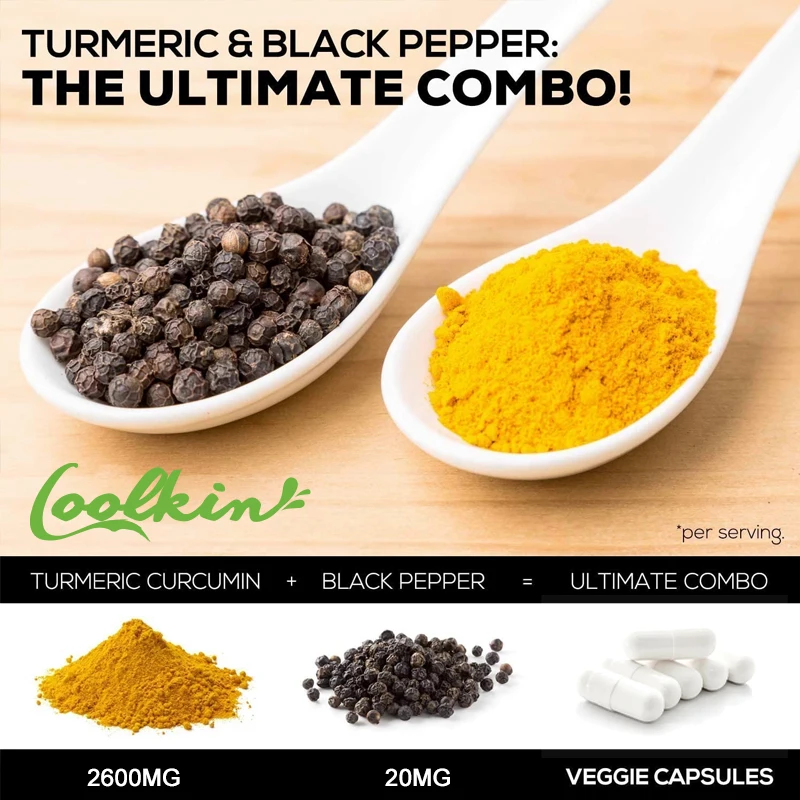 黒胡椒入りクルクミンサプリメント 2600mg、クルクミン9 - Turmeric Curcumin Capsule のレビューと価格