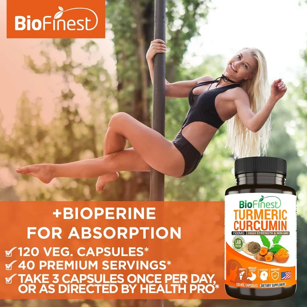 Biofinest クルクミン 1500 Mg 95% クル - Turmeric Curcumin Capsule のレビューと価格