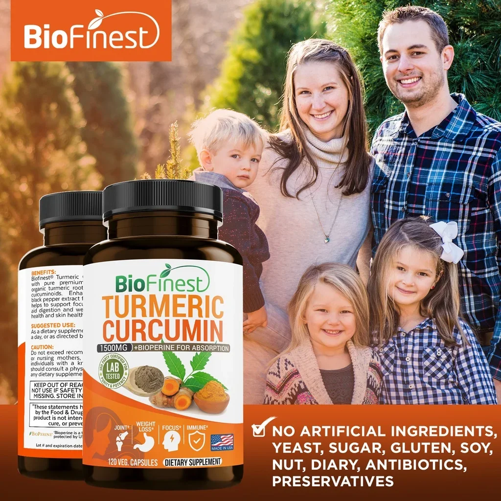Biofinest クルクミン 1500 Mg 95% クル - Turmeric Curcumin Capsule のレビューと価格
