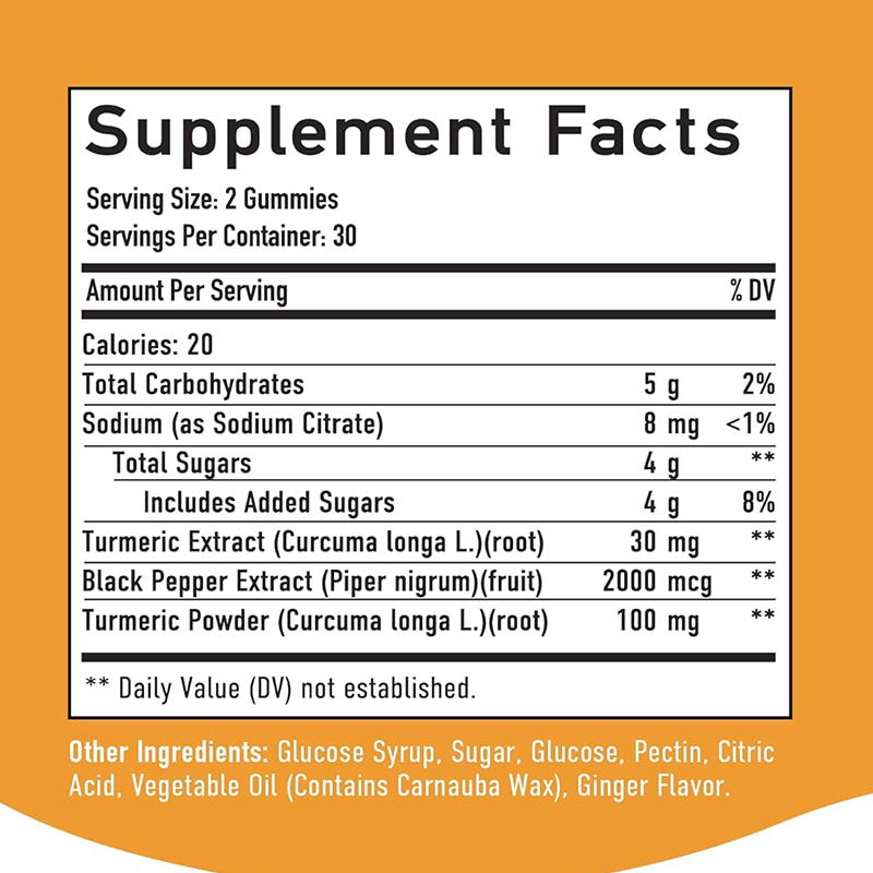 ウコンと黒胡椒のグミ |   ターメリッククルクミンサプリメ - Turmeric Curcumin Capsule のレビューと価格
