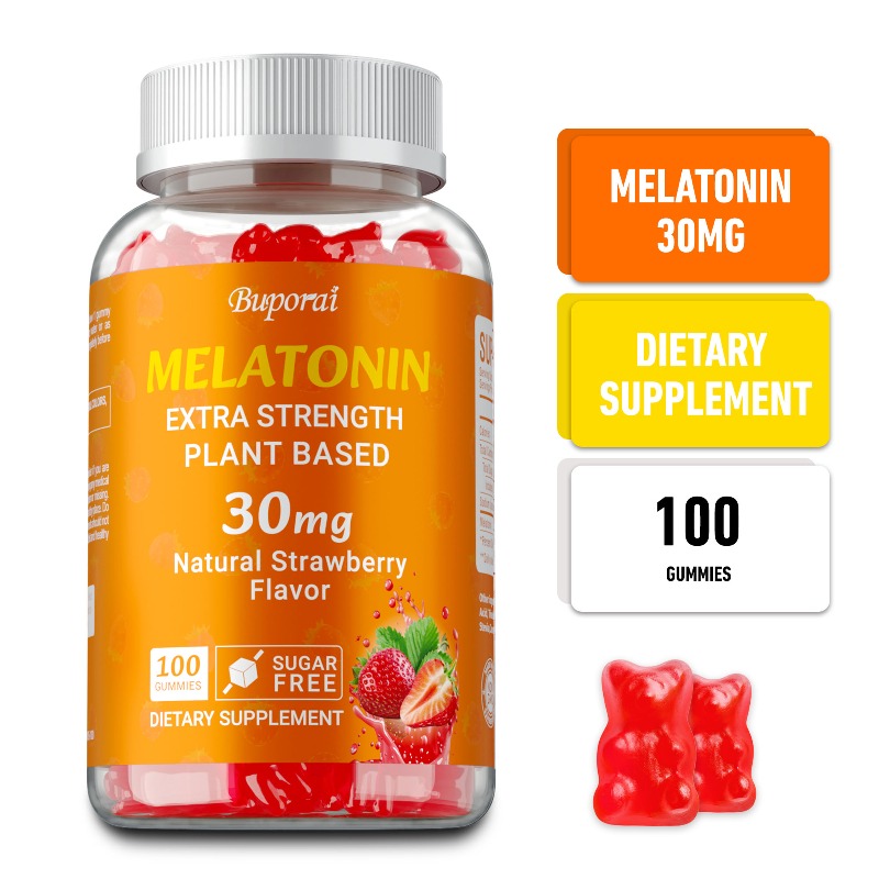 メラトニン 30mg - 心を落ち着かせ、ストレスを軽減し、 - Melatonin Sleep Gummy のレビューと価格