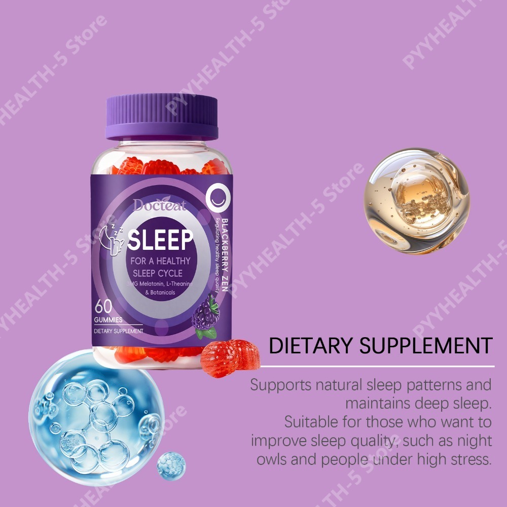 ドクテート スリープグミ 3mg メラトニン配合、L-テアニ - Melatonin Sleep Gummy のレビューと価格