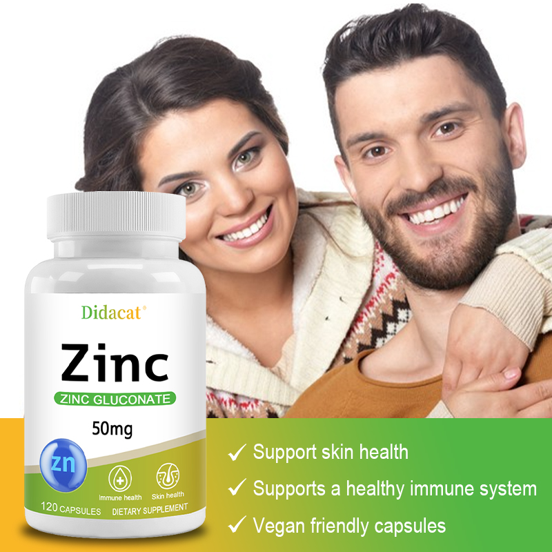 グルコン酸亜鉛カプセル 50MG、免疫、皮膚、心臓、抗酸化作 - Zinc Supplement 50Mg のレビューと価格