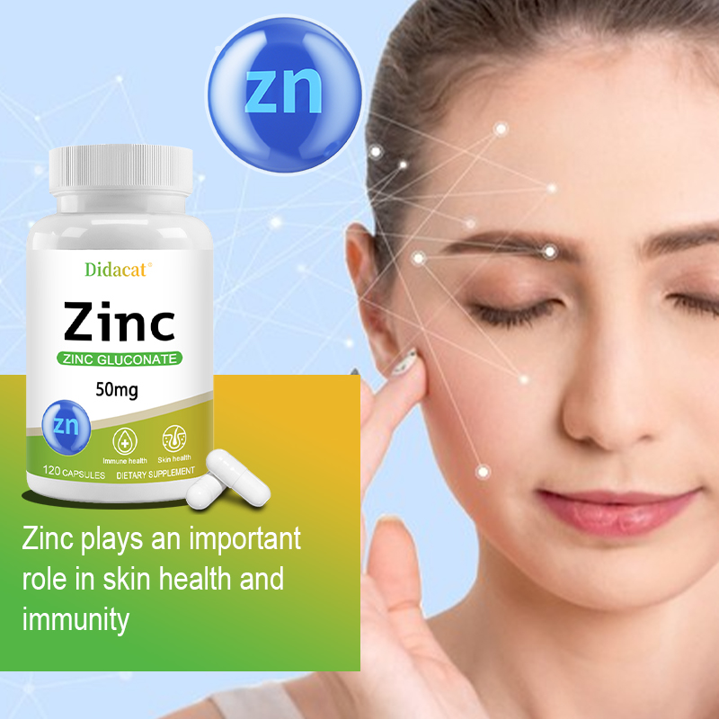 グルコン酸亜鉛カプセル 50MG、免疫、皮膚、心臓、抗酸化作 - Zinc Supplement 50Mg のレビューと価格