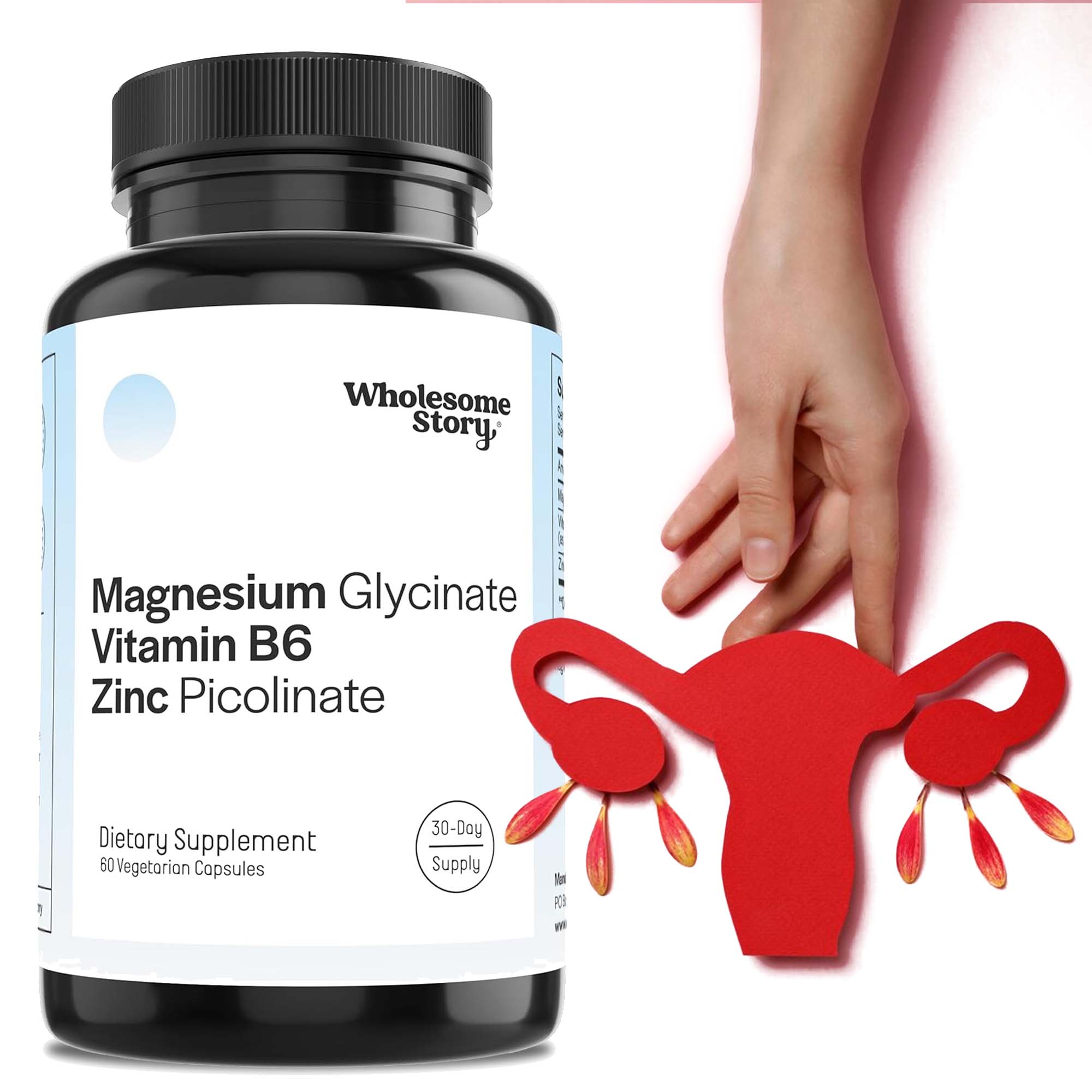グリシン酸マグネシウム、ビタミンB6、ピコリン酸亜鉛サプリメ - Magnesium Glycinate Capsule のレビューと価格