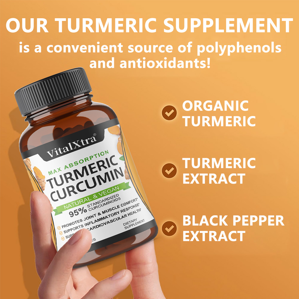 ターメリッククルクミンとブラックペッパー配合カプセル、吸収促 - Turmeric Curcumin Capsule のレビューと価格