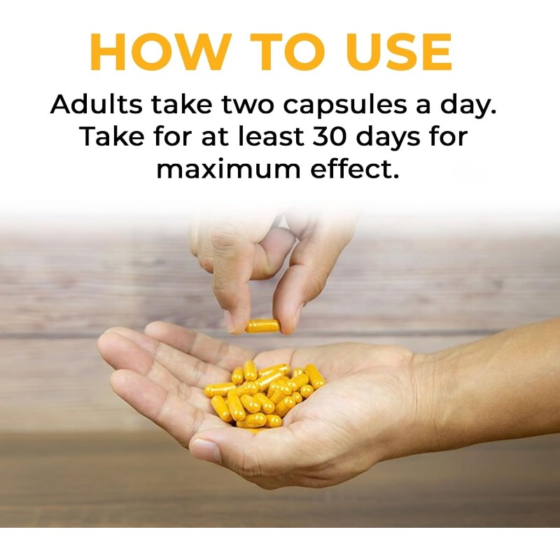ウコンサプリメント クルクミン 500mg-60カプセル - Turmeric Curcumin Capsule のレビューと価格