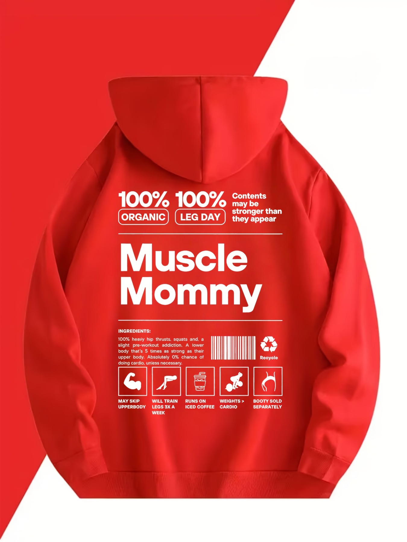 フィットネスファン メンズ フード付きスウェットシャツ -  - T Nutrition Fitness のレビューと価格
