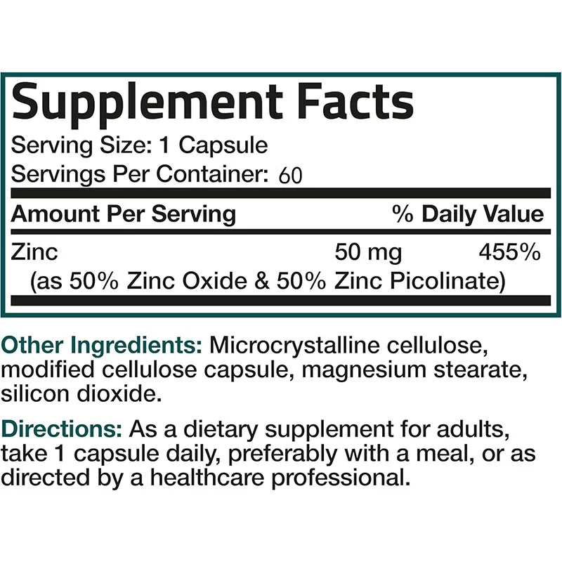 亜鉛50mg配合 高性能免疫サポートサプリメントと肌の健康の - Zinc Supplement 50Mg のレビューと価格
