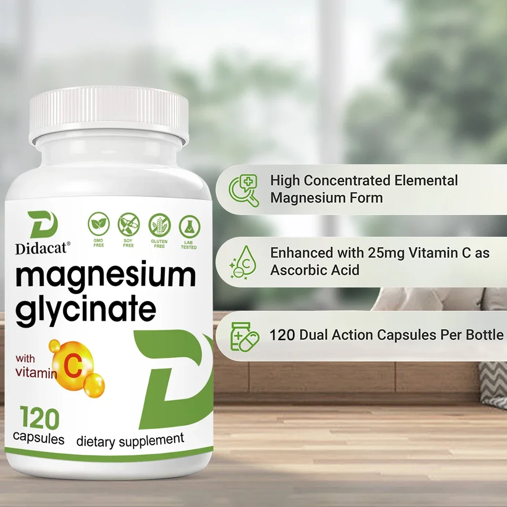 マグネシウム,1000 mg,120バーギカプセル,非常に栄 - Magnesium Glycinate Capsule のレビューと価格